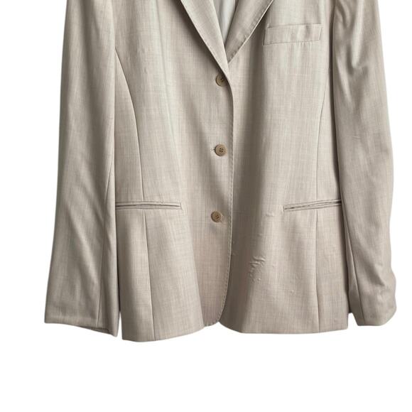 Lafayette 148 Women Jacket 16 Wool‎ Silk Career Blazer Classic Capsule Business - Picture 8 of 13